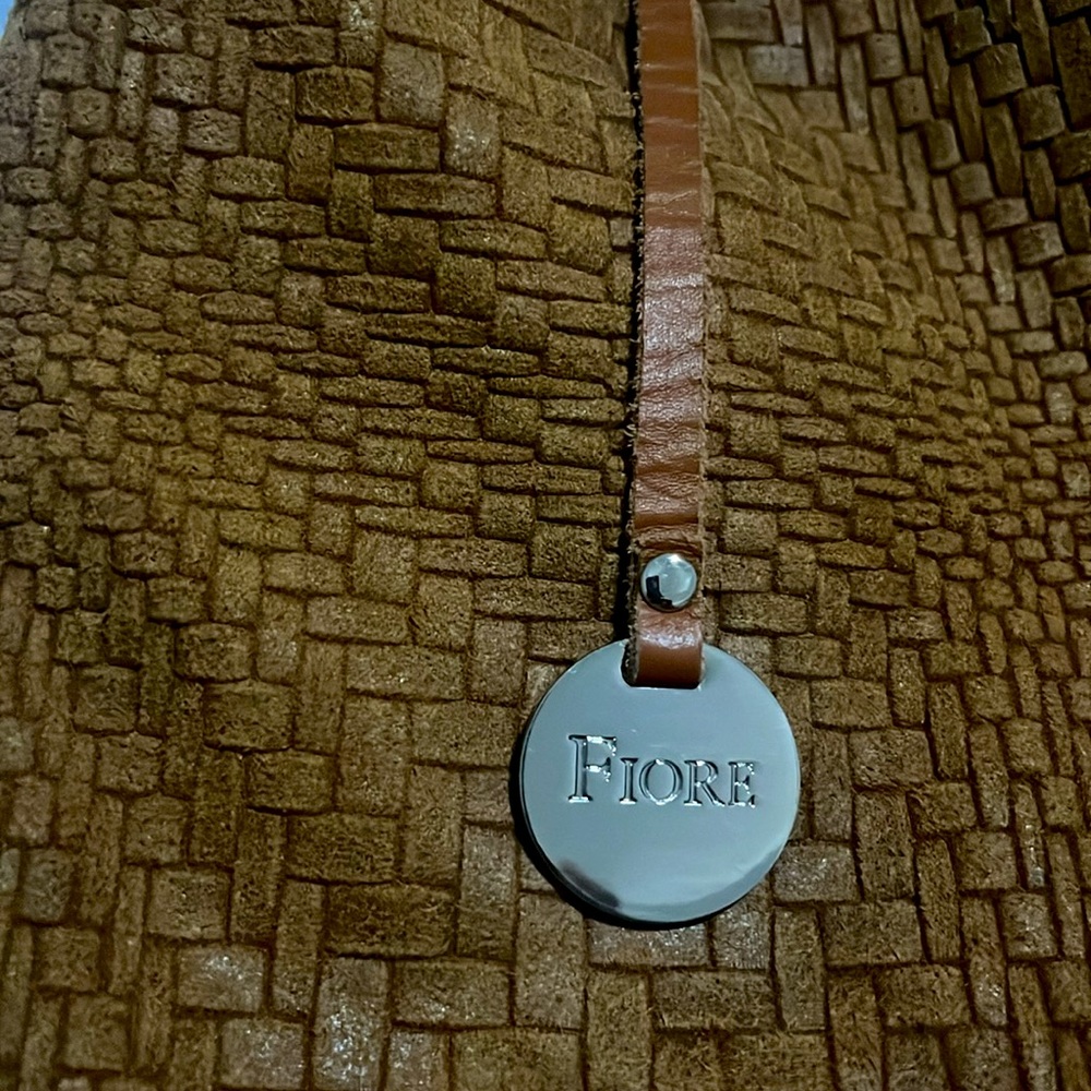 Pre-loved Fiore Handbag - Brown Leather, made in Italy - Picture 2 of 10